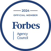 Forbes Agency Council member badge 2024